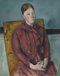 Madame Cézanne dans une chaise jaune