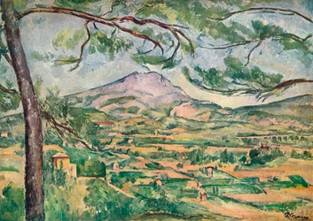 Mont Sainte-Victoire avec grand pin, vers 1887