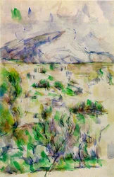 Mont Sainte-Victoire depuis les Lauves, 1902-06