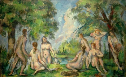 P.Cézanne, Baigneuses