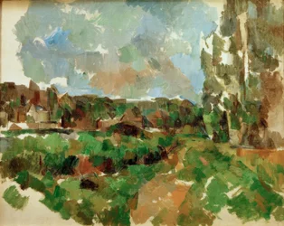 Paysage au bord d’une rivière