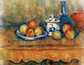 Pommes, carafe et sucrier