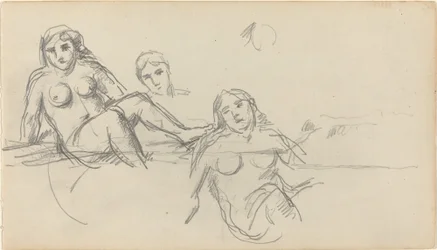 Baigneur assis [verso]