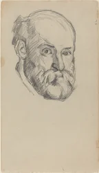Autoportrait [recto], vers 1880-1882