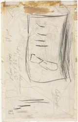 Esquisse de Madame Cézanne (verso)