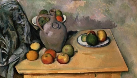 Nature morte avec draperie bleue, c.1893-94