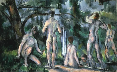 Étude de baigneurs, 1890