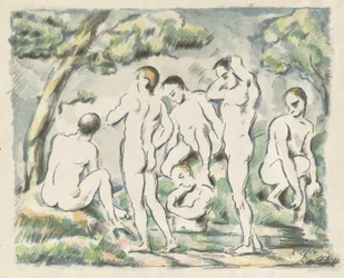 Les Baigneurs Petite Plaque, 1897