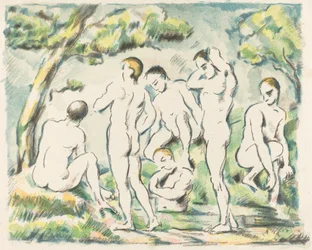 Les Baigneurs Petite Plaque, 1897