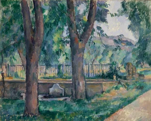 La piscine au Jas de Bouffan, vers 1885-86
