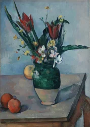 Le vase de tulipes, vers 1890