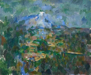Vue de la montagne Sainte-Victoire depuis Lauves, 1904-06