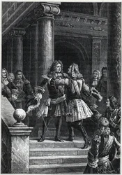 Traité de Rastatt - Prince Eugène de Savoie et le Maréchal de Villars (commandants des forces opposées dans la guerre de succession d