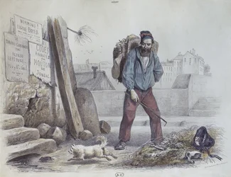 Homme affamé pendant la Commune de Paris