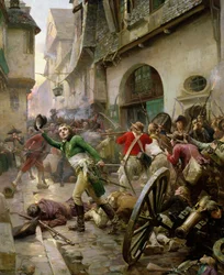 Henri de La Rochejaquelein (1772-94) à la bataille de Cholet, 17 octobre 1793