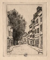 Six eaux-fortes : Notre-Dame, Pontoise