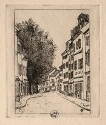 Six eaux-fortes : Notre-Dame, Pontoise, 1895