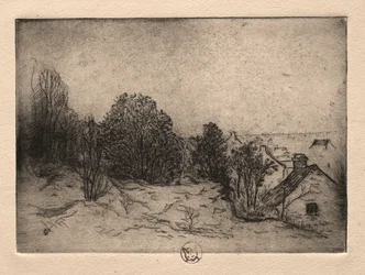 Six eaux-fortes : Vesnots, Auvers-sur-Oise