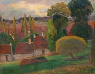 Une ferme en Bretagne, vers 1894