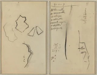 Un profil et quatre formes; Esquisse de la tête d