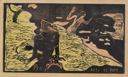 Auti Te Pape Femmes à la rivière de la série Noa Noa, 1893-1894