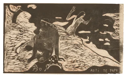 Auti te pape (Femmes à la rivière), de la suite Noa Noa