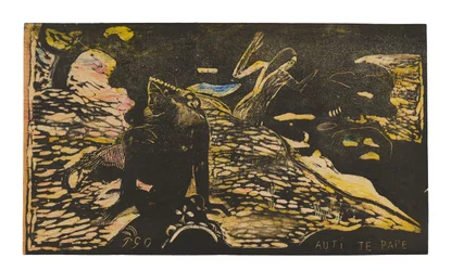 Auti te pape (Femmes à la rivière), de la suite Noa Noa