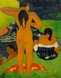Baigneuses tahitiennes