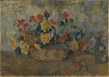 Panier avec des fleurs, 1884
