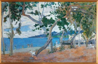 Bord de mer I (huile sur toile)