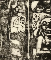 Femme cueillant des fruits et Oviri