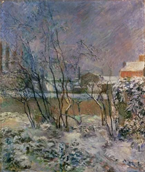 Jardin sous la neige, 1883
