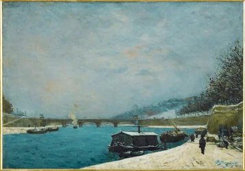 La Seine au Pont de Jena (painting on canvas)