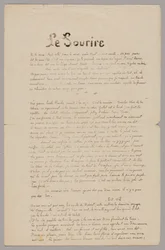 Le sourire : Journal sérieux, nov. 1899