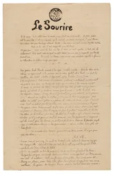 Le sourire: Journal sérieux, nov. 1899