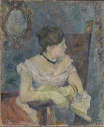 Madame Mette Gauguin en robe de soirée, 1884