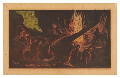 Mahna no varua ino (Le Diable Parle), de la suite Noa Noa