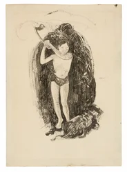 Homme avec une hache