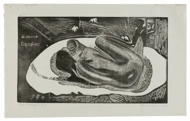 Manao tupapau (Elle pense au fantôme ou le fantôme pense à elle), de la suite Noa Noa
