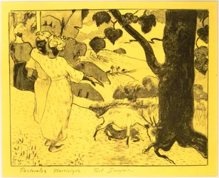 Pastorales de la Martinique, de la Suite Volpini : Dessins lithographiques, 1889