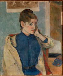 Portrait de Madeleine Bernard (huile sur toile)
