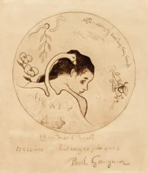 Projet pour une assiette – Léda et le cygne