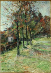 Route de Rouen II (oil on canvas)