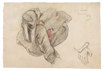 Femme bretonne assise