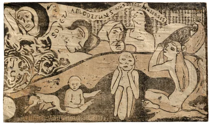 Soyez amoureuses, vous serez heureuses, de la Suite des gravures sur bois tardives