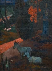 TARARI MARURU (paysage avec deux chèvres)