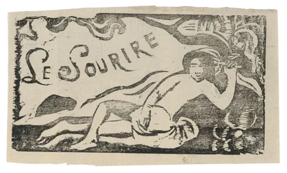 Femme tahitienne, coiffe pour Le sourire