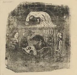 Te Atua Les Dieux Petite Plaque [verso]