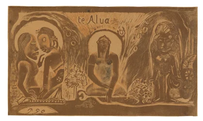 Te atua (Le Dieu), de la suite Noa Noa