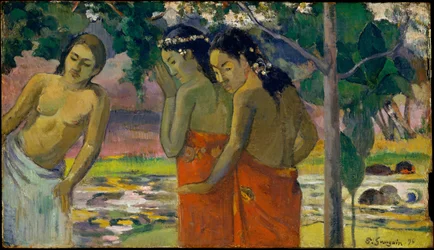 Trois femmes tahitiennes